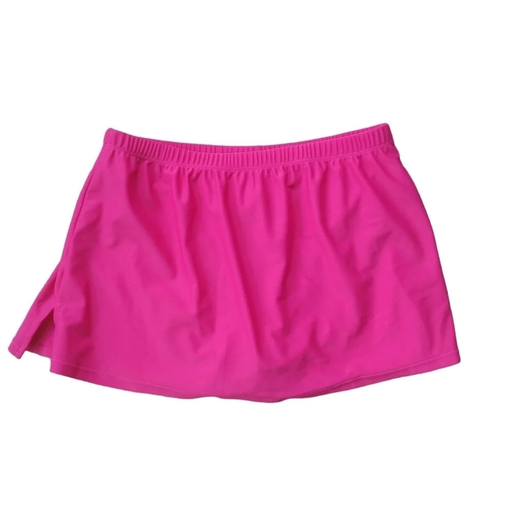 Krista Pink Swim Skort Bottoms Fuschia Size Small